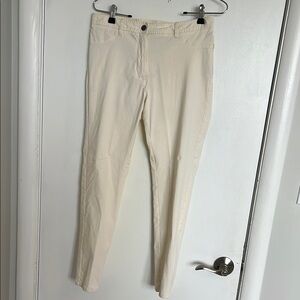 Lightweight Cream Jeans